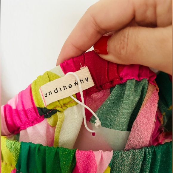 And The Why Boutique Brand- Sleeveless Colorful Flowy Baby Doll Top - Picture 9 of 14